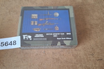 Afbeelding van Verlinden Productions British Infantry Gear WWII 120mm