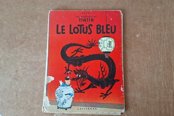 Afbeelding van Hergé Les Aventures de Tintin Le lotus Bleu album