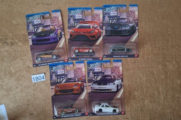 Afbeelding van Hot Wheels Silver Series Compact kings 5 stuks