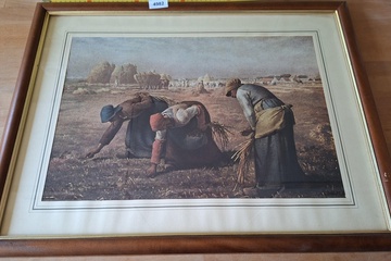 Afbeelding van Boerentafereel in kader