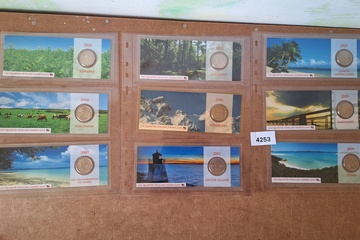 Afbeelding van Quarter dollars USA States mapjes