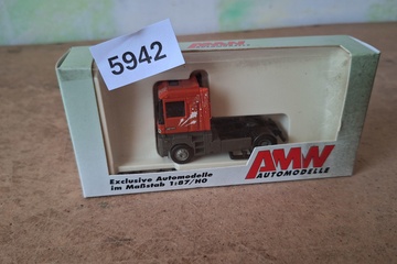 Afbeelding van AMW Automodelle, Iveco EuroStar Semi-Truck Tractor Red, 1:87