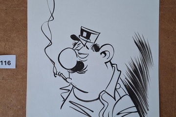 Afbeelding van Originele opdrachttekening / Dédicace