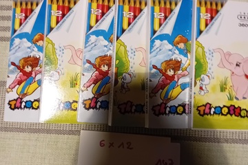 Afbeelding van Set kleurpotloden 6 sets