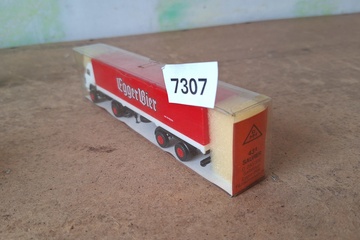 Afbeelding van Roskopf Saurer D 290/330 vrachtwagen met oplegger "Egger Bier" (1:87)