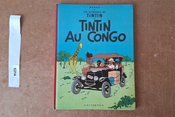 Afbeelding van Hergé Les Aventures de Tintin Tintin au Congo album