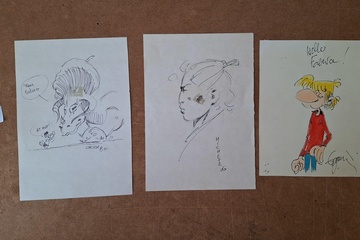 Afbeelding van Originele opdrachttekening / Dédicace 3 stuks