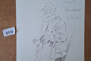 Afbeelding van Originele opdrachttekening / Dédicace