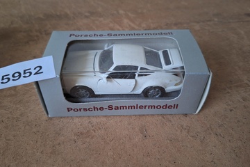 Afbeelding van Grell, Porsche Turbo Sammlermodell White, 1:43