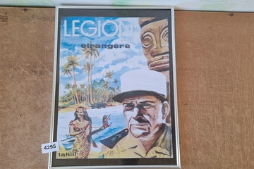 Afbeelding van Legion Etrangere affiche in kader