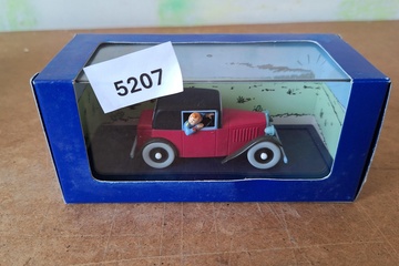 Afbeelding van Kuifje Modelauto 'Bij Kuifje in de Auto' Atlas Edition