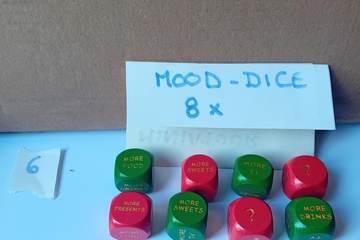 Afbeelding van Mood Dices 8 stuks