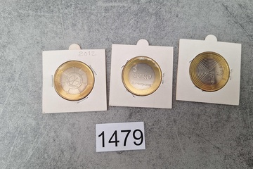Afbeelding van 3 Euro munten Slovenië 3 stuks