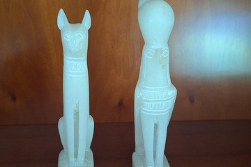 Afbeelding van Egyptische goden Bastet  2 stuks