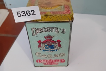 Afbeelding van Droste's Cacao blikken doos