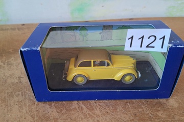 Afbeelding van Bij Kuifje in de auto Moulinsart modelauto