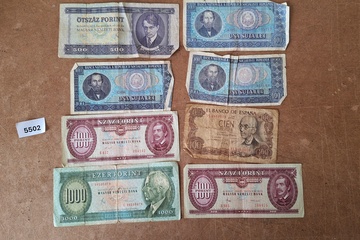 Afbeelding van oude Bankbiljetten Hongarije
