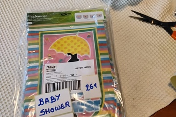 Afbeelding van 12x Vlaggenlijn Baby Shower