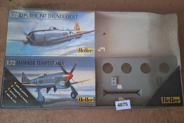 Afbeelding van Heller Republic P 47 Thunderbolt & Haweker Tempest Mkv