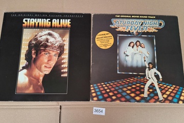 Afbeelding van Staying alive & Saturday Night Fever lp's