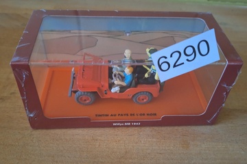 Afbeelding van Bij Kuifje in de Auto Modelauto 
