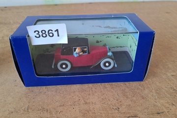 Afbeelding van En voiture Tintin modelauto Moulinsart