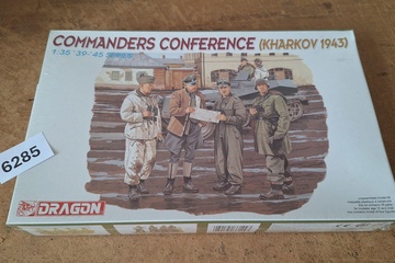 Afbeelding van Dragon, Commanders Conference (Kharkov 1943) nr. 6285 modelbouwset 1:35