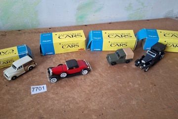Afbeelding van A Century of cars Corgi modelauto's 4 stuks
