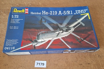 Afbeelding van Revell Heinkel He-219 A-5/R1 'Uhu' modelbouwdoos 04116 (1:72)