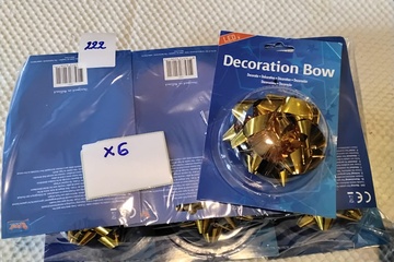 Afbeelding van 6x Gouden LED-strik