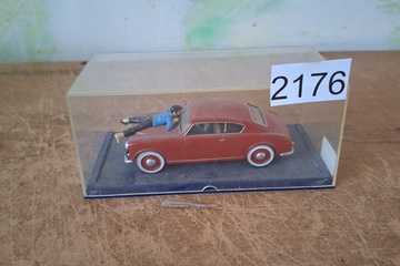 Afbeelding van Bij Kuifje in de auto modelauto Moulinsart