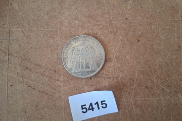 Afbeelding van Zilver Munt 5 francs  Frankrijk