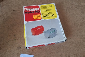 Afbeelding van Preiser Modell HO, 1244 Flüssigkeitsbehälter zu Absetzkipper Meiller Accessoires Plastic Bouwpakket, 1:87