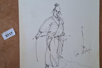 Afbeelding van Originele opdrachttekening / Dédicace