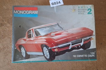 Afbeelding van Monogram, '65 Corvette Coupe Plastic Bouwpakket, 1:24