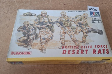 Afbeelding van Italeri/Dragon, British Elite Force Desert Rats nr. 340 modelbouwset 1:35