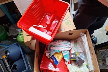 Afbeelding van Lot schildersmateriaal