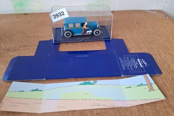 Afbeelding van En voiture Tintin modelauto Moulinsart