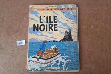 Afbeelding van Hergé Les Aventures de Tintin L'Ile Noire Album
