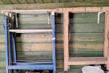 Afbeelding van Metalen & houten paar schragen