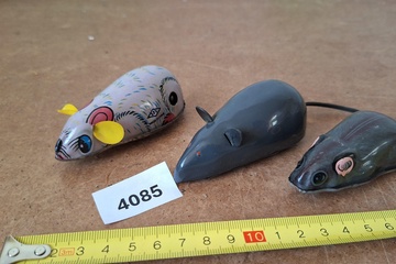 Afbeelding van Blikken opwindspeelgoed muizen