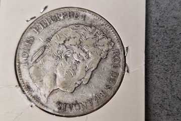 Afbeelding van Zilver munt Louis Philippe I 5 francs