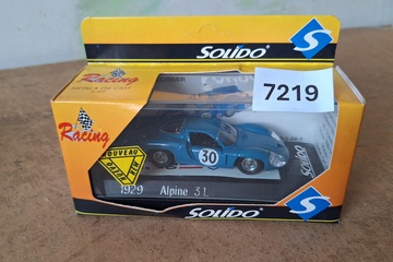 Afbeelding van Solido Alpine 3 L '1929 Racing' Nr. 30 diecast model (1:43)