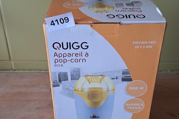 Afbeelding van Quigg Pop-Corn machine nieuw