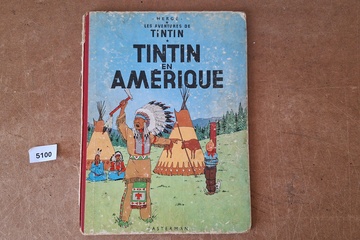 Afbeelding van Hergé Les Aventures de Tintin Tintin en Amérique album 