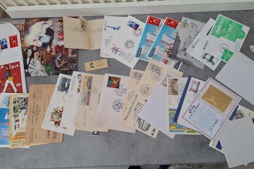 Afbeelding van Eerste dag postkaarten,enveloppen ed frankrijk