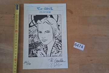 Afbeelding van Ex-Libris prent
