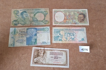 Afbeelding van Oude bankbiljetten