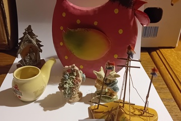 Afbeelding van lot decoratie 6 stuks oa kip ed