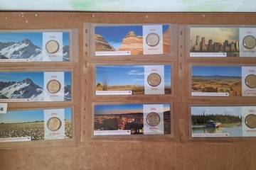 Afbeelding van Quarter dollars USA States mapjes